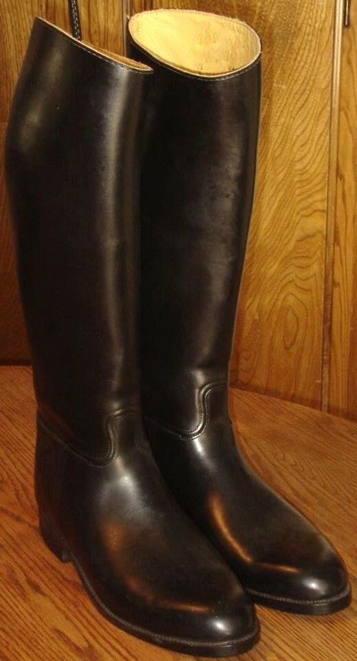 Leather Equestrian Riding Boots English Dress boots Handmade boots Free initials