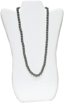 Jewelry Display 14&quot; Stand White Faux Leather Necklace Easel Display Orga... - $265.71 MXN