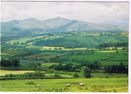 United Kingdom UK Postcard Wales Brecon Beacons from Llechfaen - £2.31 GBP
