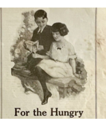 1923 Quaker Oats Puffed Rice Wheat Advertisement For the Hungry 12 x 5.5&quot; - $19.99
