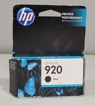 2 Genuine HP OfficeJet 920 Black Ink Cartridge - New In Box - $19.99