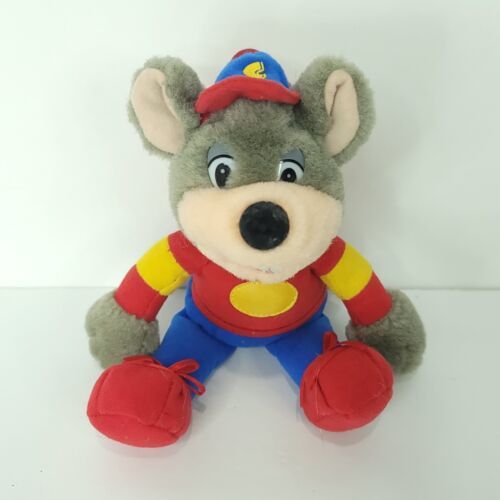 Rare Vintage Chuck E. Cheese Stuffed Plush Toy 1996 Pizza Time