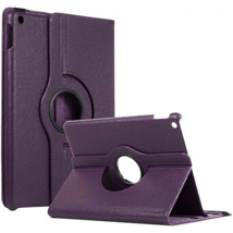 Leather Flip 360° Rotating Portfolio Stand Case for iPad Mini 4/5 PURPLE - $5.95