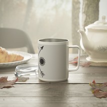 Double-Walled 10oz Insulated Coffee Mug: Adventure-Ready with Style and ... - £27.99 GBP