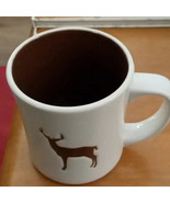 Starbucks 2008 Mug Deer Coffee Mug Tea Cup 12oz - £11.23 GBP