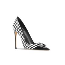 New Leather Women&#39;s High Heels Sexy Lattice Women&#39;s Pumps Fashion Party Pointy H - £95.72 GBP
