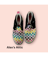 VANS Rainbow Checkerboard  Shoes - Size U.S. Missy 1.0 - $471.22 MXN