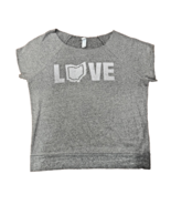 Alternative Apparel “LOVE Ohio” Short-Sleeve Raglan Sweatshirt Women XL - $19.97