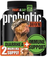 Probiotic + Vitamin & Mineral Blend For Dogs - Gut & Immune Health - 60 Tablets - $19.00 CAD