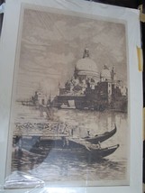 William Scott Lithograph &quot;La Salute Venezia&quot; Artist Proof Signed In Pencil - £97.21 GBP