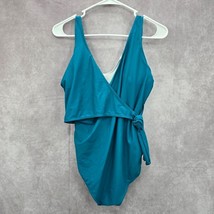 Shein Green One Piece Swimsuits Swimwear Wrap Style Size M - £18.67 GBP