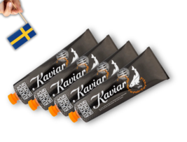 4 Tubes Klädesholmen Kaviar 300g (10.58 oz) – Swedish Cod Roe Spread, We... - $31.43