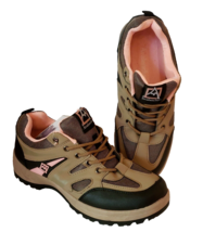 Avalanche Hiking Shoes Womens 9 Trail Trekker Lightweight Lace Up Taupe Pink - $19.58