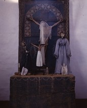 Church altar in Trampas New Mexico with Coca-Cola candle holder 1943 Photo Print - £7.04 GBP+