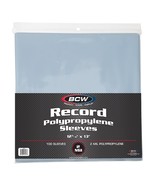 10 packs of 100 (1000) 12 ¾&quot; x 13&quot; Polypropylene 12&quot; Record Sleeves - $154.83