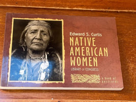 Native American Women Library of Congress by Edward S. Curtis A Book of Postcard - £8.15 GBP