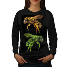 Wellcoda Bee Bug Insect Art Womens Sweatshirt, Huge Casual Pullover Jumper - £22.86 GBP+