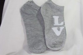 Ladies 2 pr. Low-Cut Socks (new) LOVE - W/ WINE GLASS - £7.34 GBP