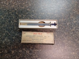 Antique Vtg BD Becton Dickinson Glass Syringe Lot - $24.74
