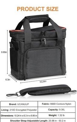 Double-Layer Carrying Case Compatible with Jackery Portable Medium(Fits 500W) Item image 4