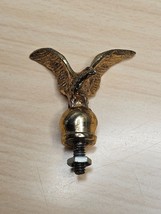 Cast Metal Eagle Figurine Hood Ornament Trophy Clock Topper 2 1/2&quot; Wingspan - £6.61 GBP