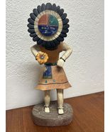 16” Large Signed Katsina Kachina Sun Face Hand Carved Stone Native Ameri... - €214,21 EUR