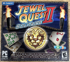 Jewel Quest Solitaire Ii 2 (2007 Pc CD-ROM Win XP/2000/ME/98 - Brand New - $6.89