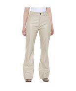 Alp-n-Rock Womens L Claren Faux-Leather Pants Silver Grey NWT - $44.54
