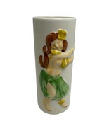 Hula Girl Orchids Of Hawaii Tiki Mug Japan/Taiwan R-73A Tall Vintage Gre... - $204.20 MXN