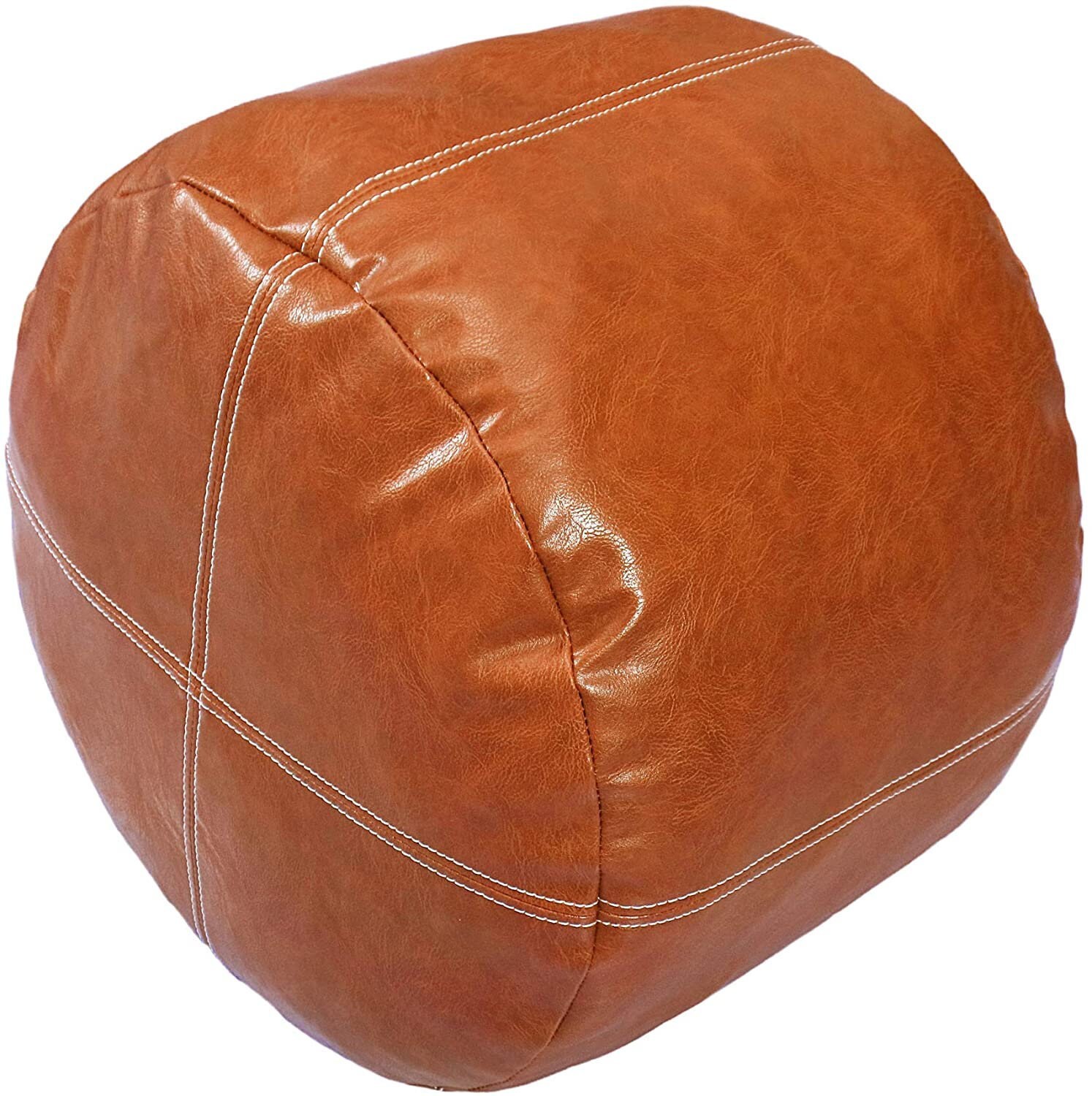 Handmade ottoman, Moroccan Leather Pouf , hassock , Footstool, footrest