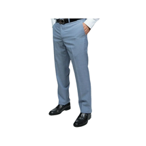 Mens DKNY 100% Wool Two Button Notch Lapel Slim fit Shark Texture 1393 Sky Blue image 11
