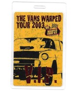 VANS WARPED TOUR 2003 VIP Laminated Backstage Pass DROPKICK MURPHYS Ranc... - $49.49