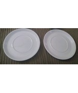 Lot of 2 Stonehenge Midwinter England White 6 1/4&quot; Saucers - $27.06 CAD