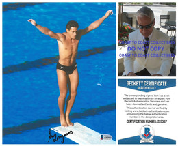 Greg Louganis Driver signed USA Olympic 8x10 Photo proof Beckett COA aut... - $108.89