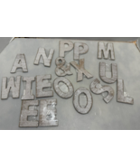 17 Pieces Wooden Letters Cutout Alphabet,Horizon Group Wood Wall Decor - $17.26 CAD