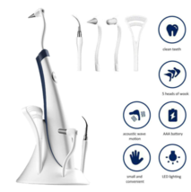 5 In 1 Electric Ultrasonic Dental Scaler Universal Tooth Cleaner High Fr... - $23.21