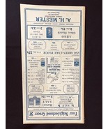 A.H. MESTER General Merch &quot;YOUR NEIGHBORHOOD GROCER&quot; Mainland, PA  Est 1... - $24.75