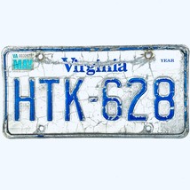  United States Virginia Base Passenger License Plate HTK-628 - £13.13 GBP