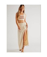 New Free People County Line Cropped Crochet Top Maxi Skirt Set $168 MEDI... - £69.21 GBP
