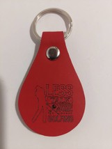 Laser Engraved Golf Themed Leather Keychain - £6.29 GBP