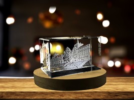LED Base included | Musée d’Orsay 3D Engraved Crystal Keepsake Souvenir - £31.96 GBP+