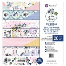 Prima Marketing Double-Sided Paper Pad 12&quot;X12&quot; 26/Pkg-Spring Abstract - £20.86 GBP