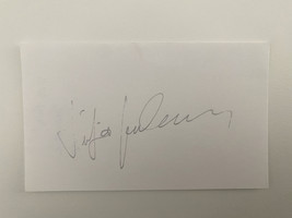 German Opera Vocalist Siegfried Jerusalem original signature - £39.31 GBP