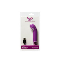 Sara&#39;s Spot Rechargeable Bullet With Removable G-Spot Sleeve Purple - £27.93 GBP