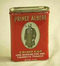 Prince Albert Litho Tin Can Vintage Advertising Pipe Cigarette Tobacco C... - $16.82