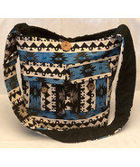 Tribe Azure Handcrafted Fair Trade large shoulder or crossbody bag wide ... - €13,89 EUR