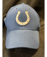 Indianapolis Colts NFL Team Apparel Hat Cap S/M Blue Embroidered Horsesh... - $21.88 CAD