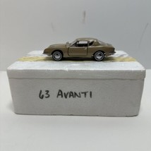  1/43 Scale 1963 Studebaker Avanti Gold (Franklin Mint 1988) - $39.95