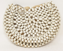 Vintage Beaded White Coin Wallet - £31.13 GBP