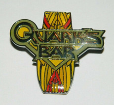 Star Trek: Deep Space Nine Quark&#39;s Bar Logo Enamel Metal Pin 1994 NEW UN... - $9.74